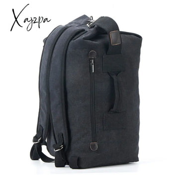 Xajzpa - Large Capacity Rucksack Man Travel Bag Mountaineering Backpack Male Luggage Canvas Bucket